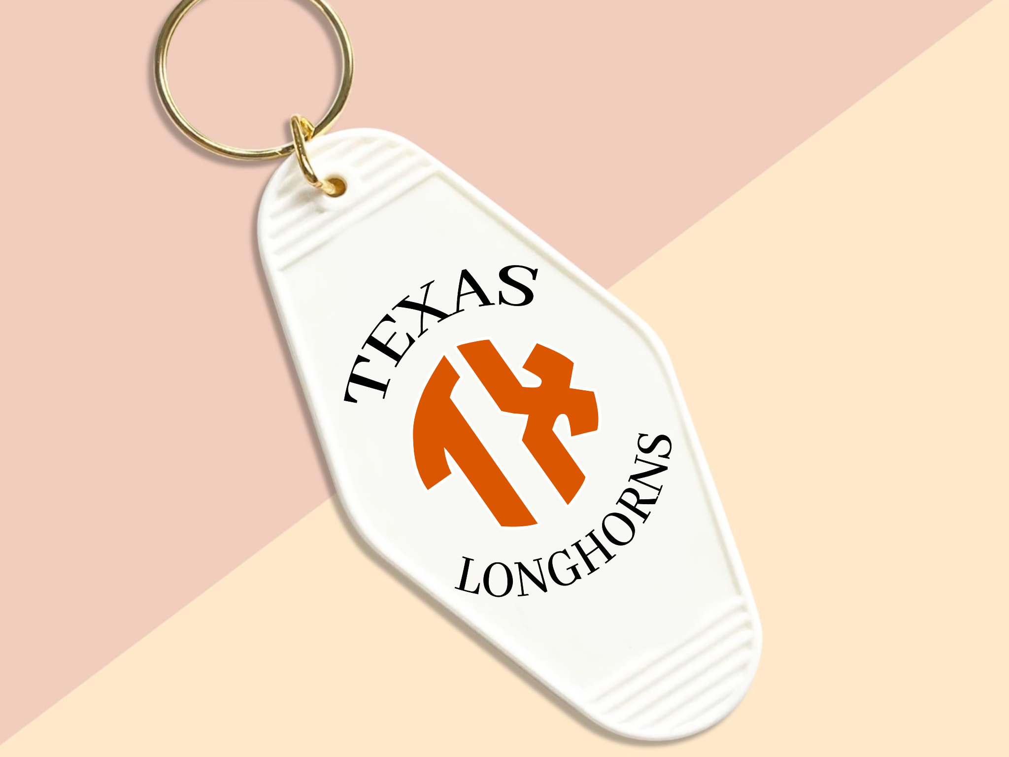 Texas Longhorns Motel Keychain Earthline Customs