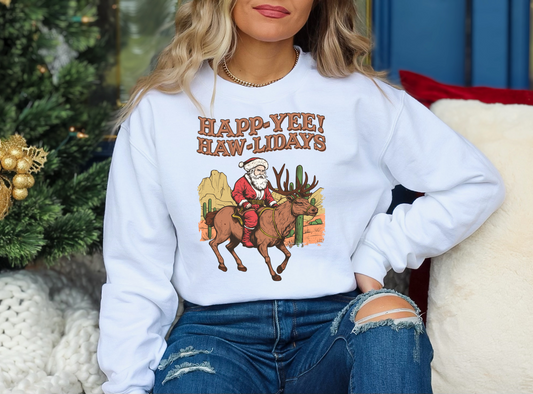 Happ-yee! Haw-lidays