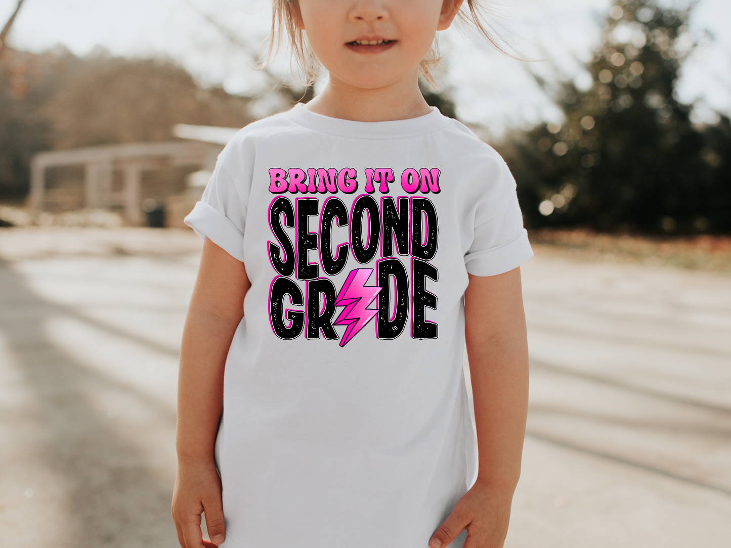 Bring it on second grade-pink