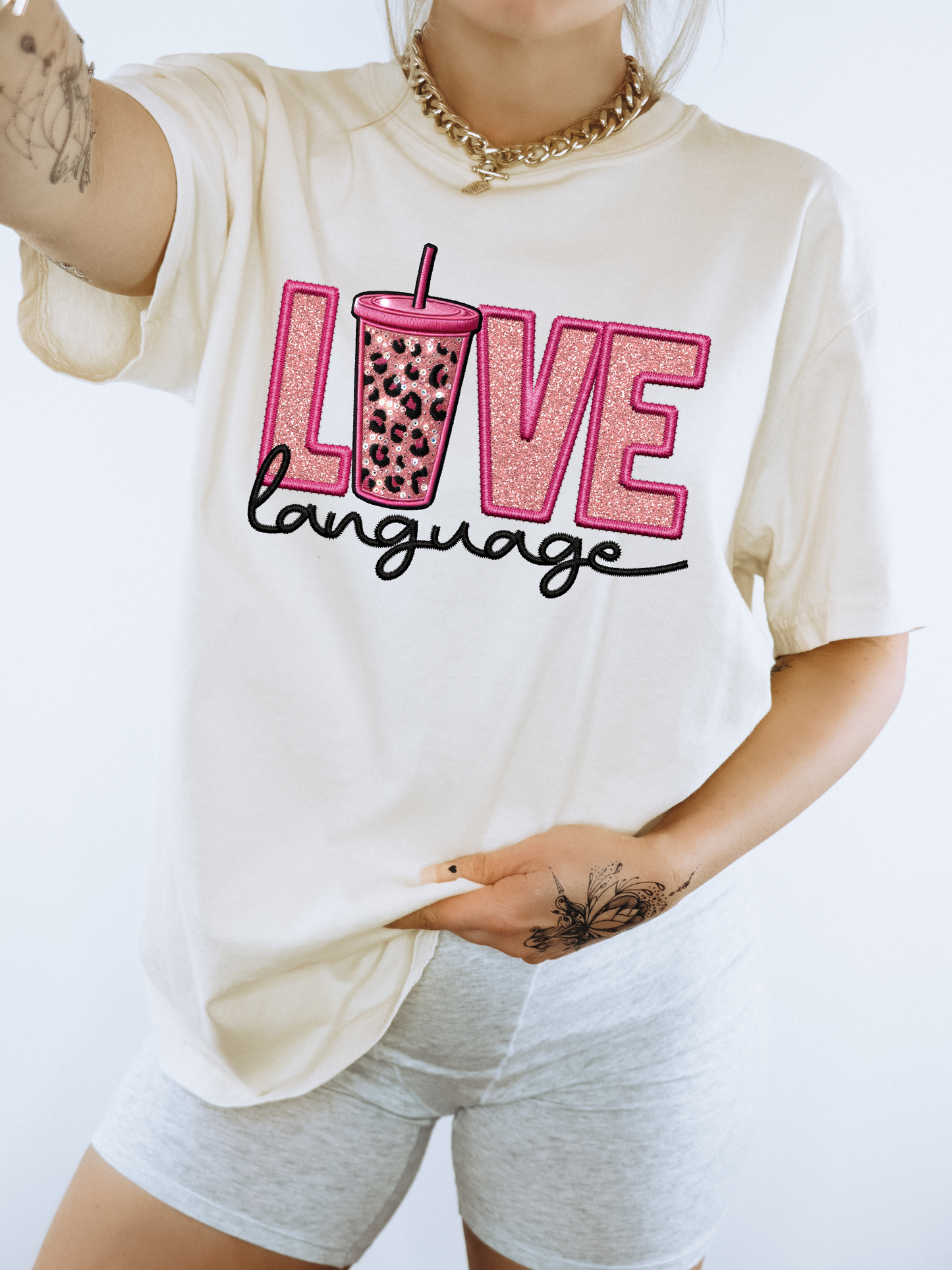 Love Language-Leopard Tumbler