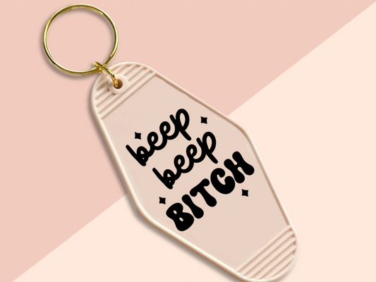 Beep beep bitch - Motel keychain