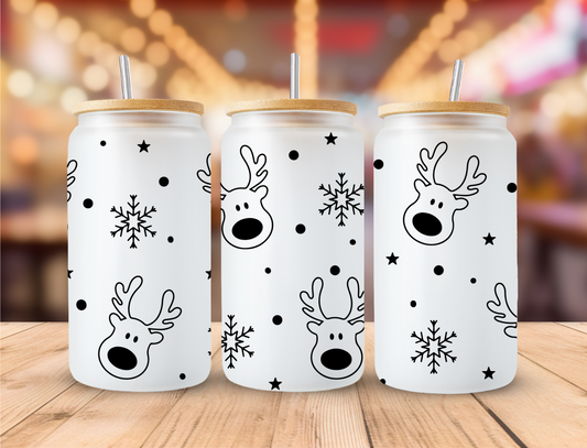 Reindeer and snowflakes - UV Libby Wrap