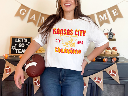 Kansas City AFC 2024- Red and Yellow