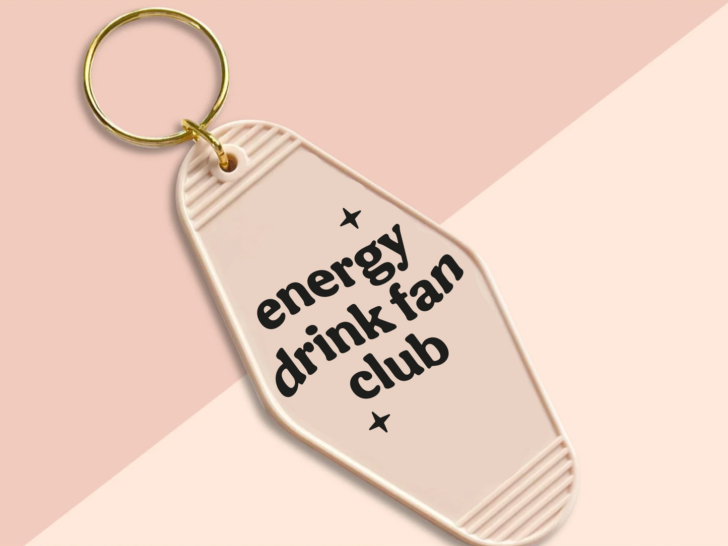 Energy drink fan club - Motel keychain