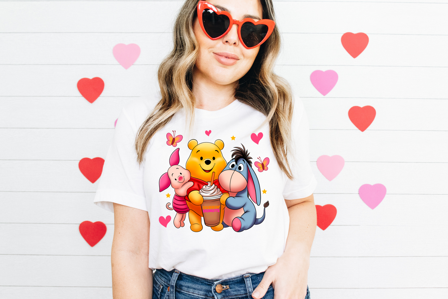 Winnie The Pooh Dunkin Donuts With Hearts