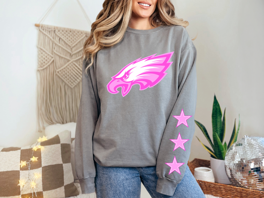 Eagles Pink Football - FRONT ONLY