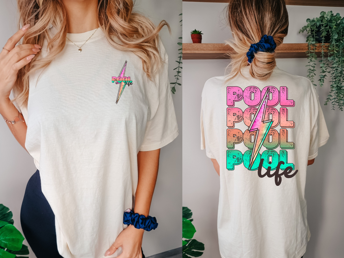 Pool Life Lightning Bolt - FRONT