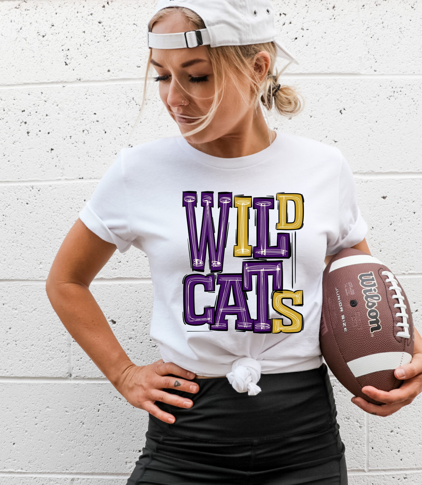 Wildcats (Purple/Gold) - DTF Print