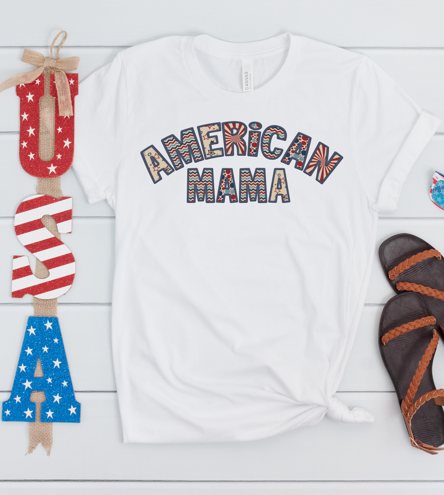 American Mama-Patch Letters