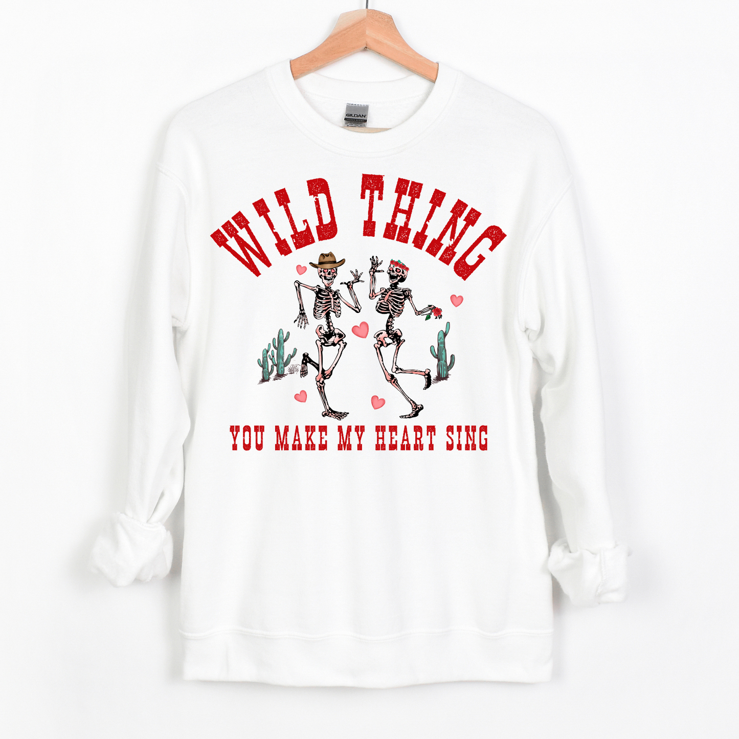 Wild Thing Dancing Heart Skellies-DTF Transfer