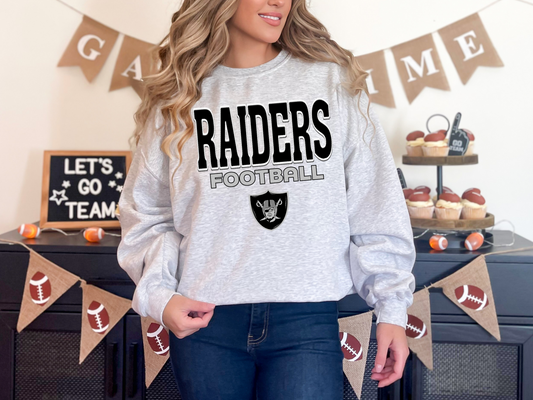 Faux Embroidery Raiders Football