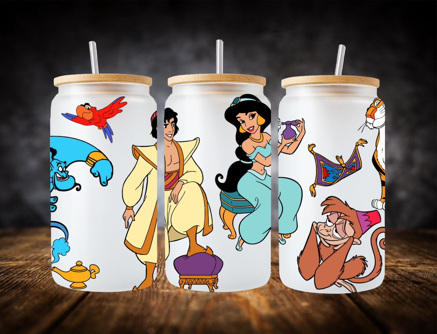 Aladdin characters - UV Libby Wrap