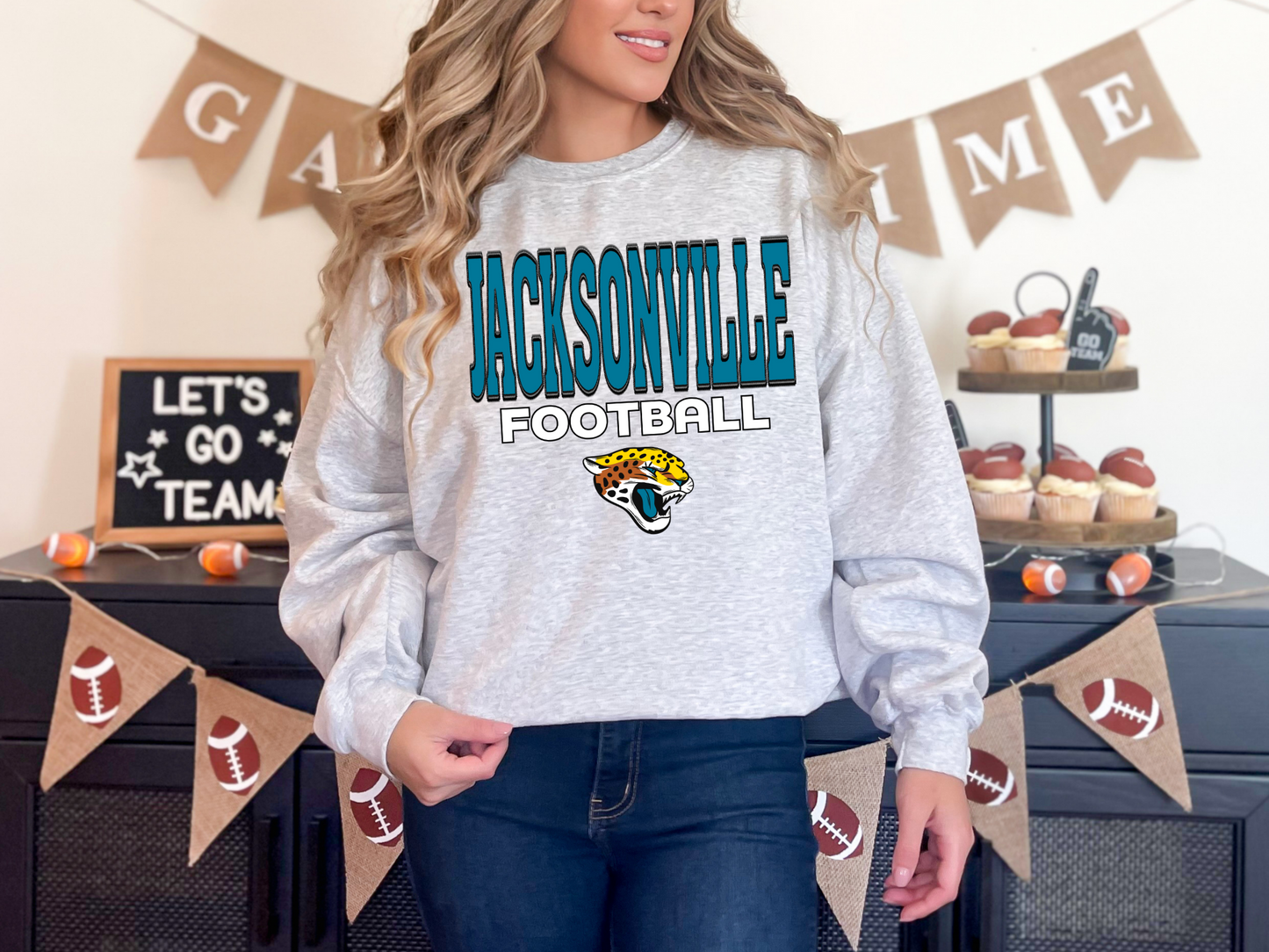 Faux Embroidery Jacksonville Football