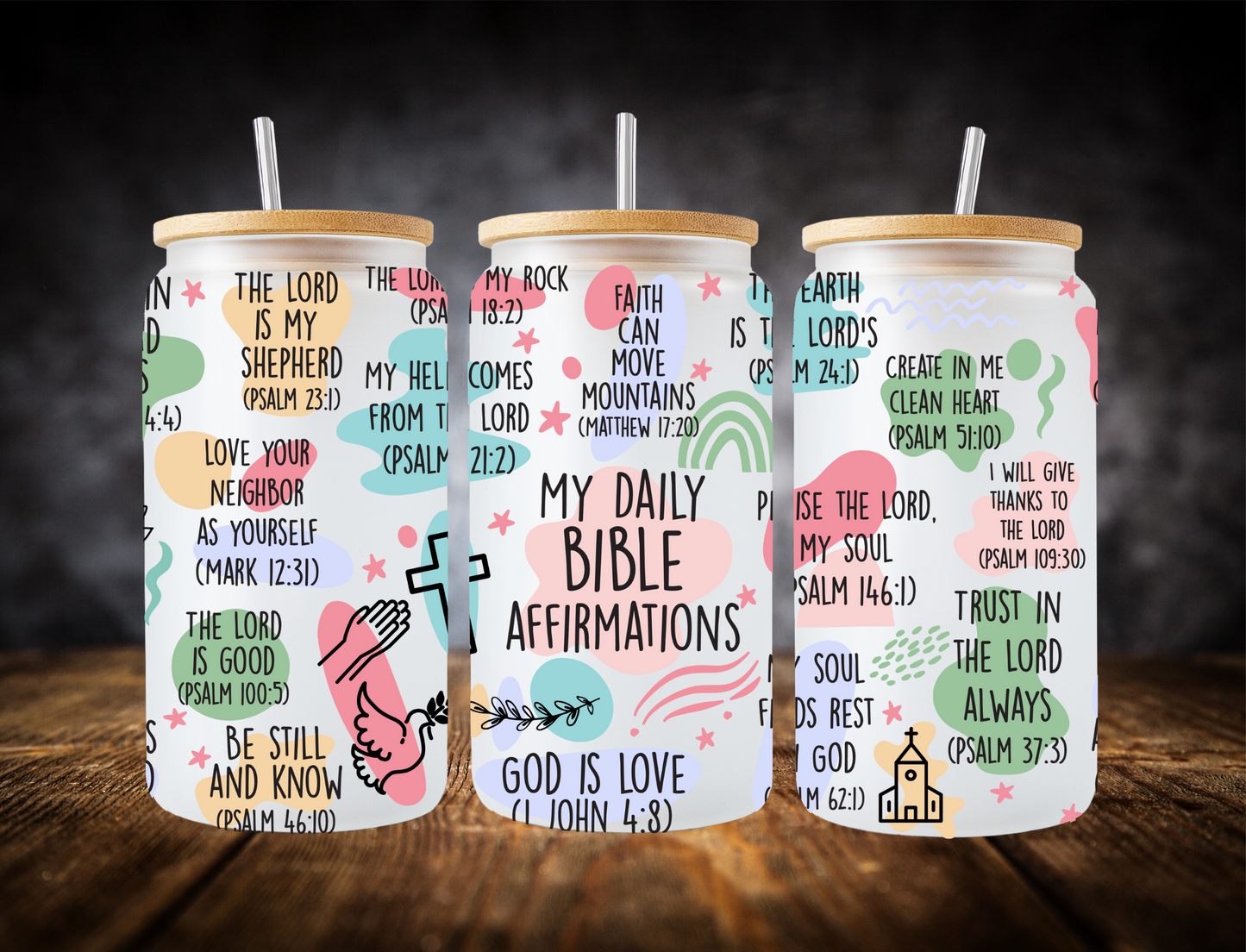 My daily bible affirmations - UV Libby Wrap