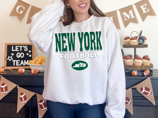 Faux Embroidery New York Football