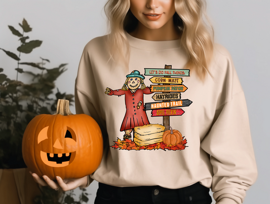 Let's do fall things - female scarecrow