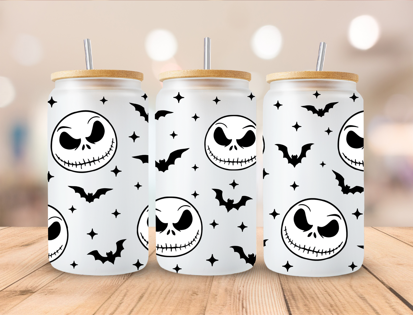 Skellington, Bats - UV Libby Wrap