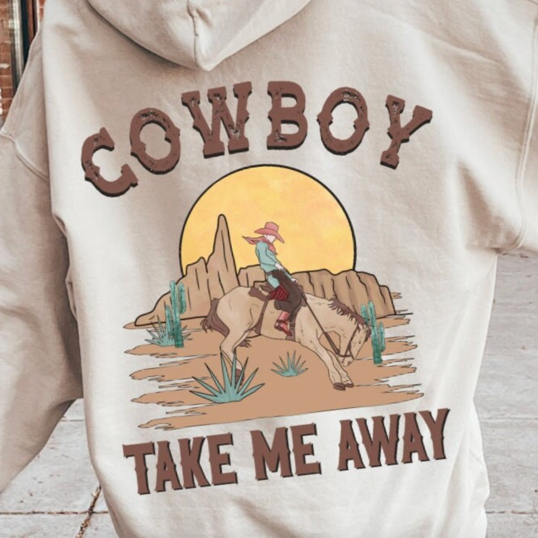 Cowboy Take Me Away- DTF Transfer