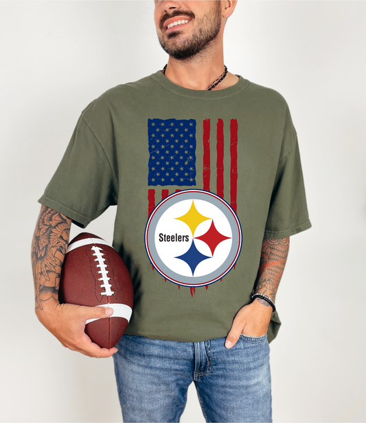 USA Flag Steelers