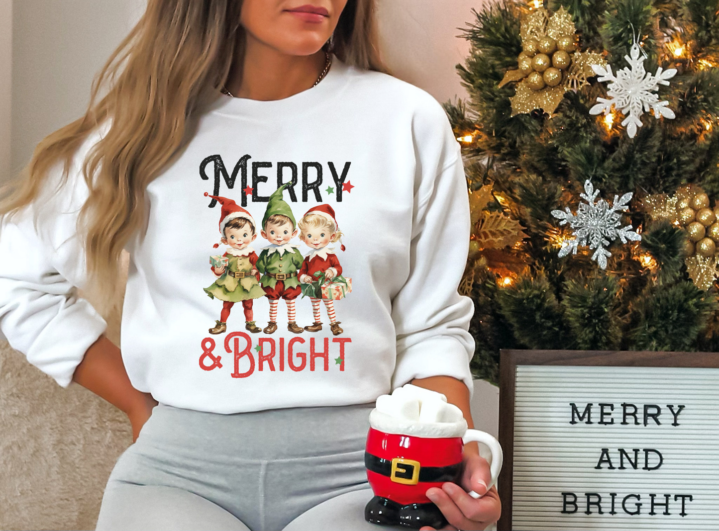 Merry & bright with elfs