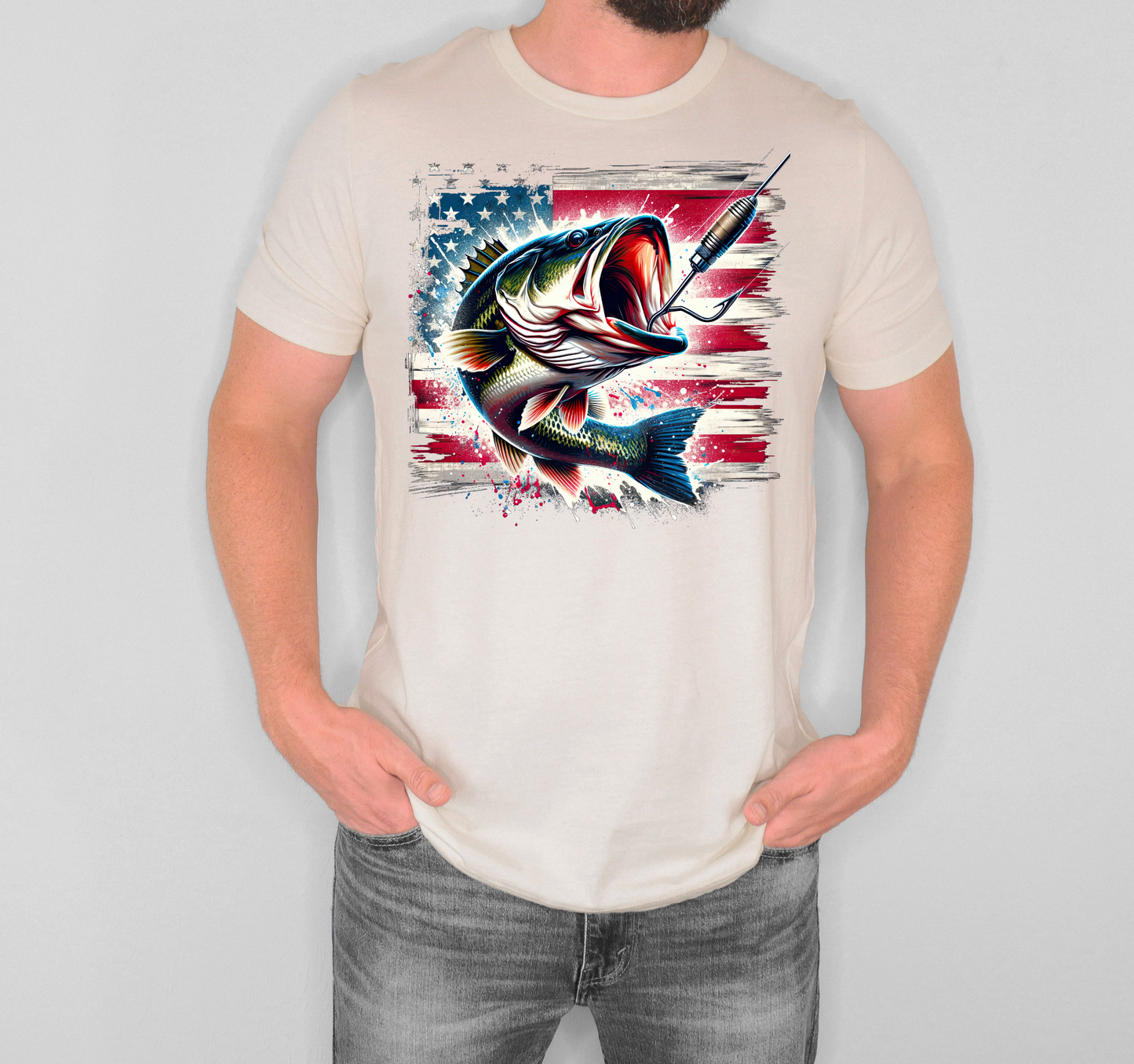 Fishing-American Flag