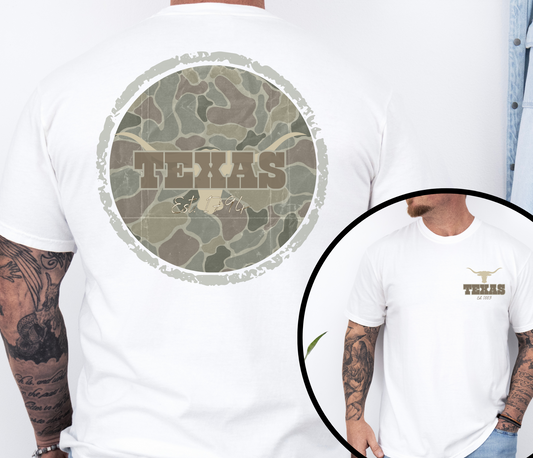 Camo Texas - BACK