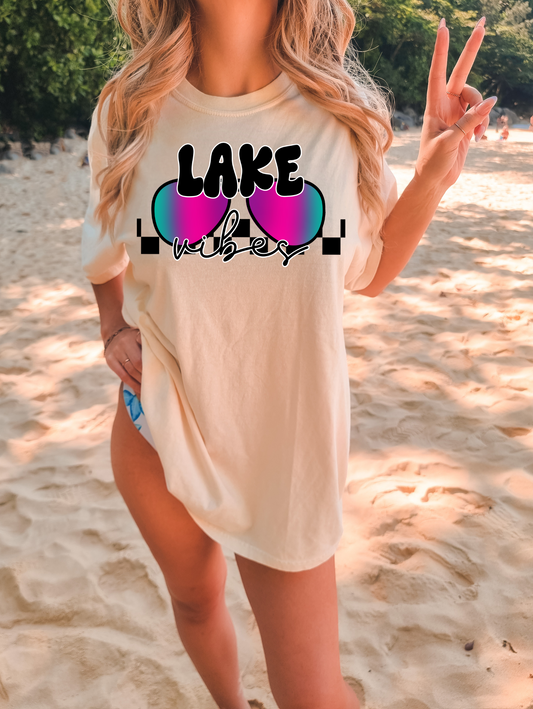 Lake Vibes Checkered Sunglasses