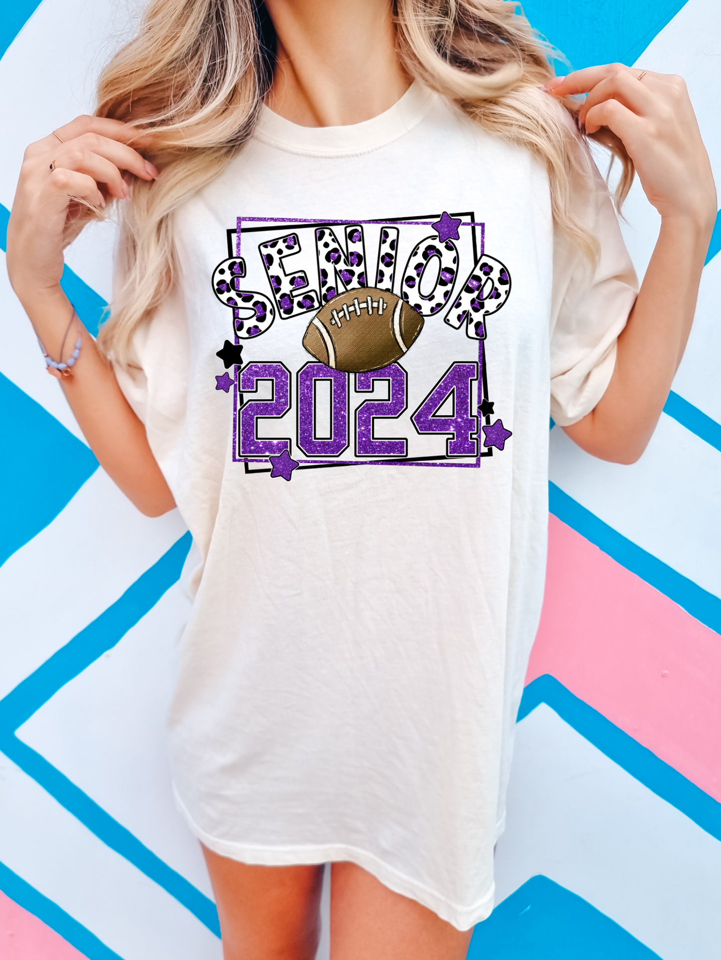 Senior 2024 - purple with football