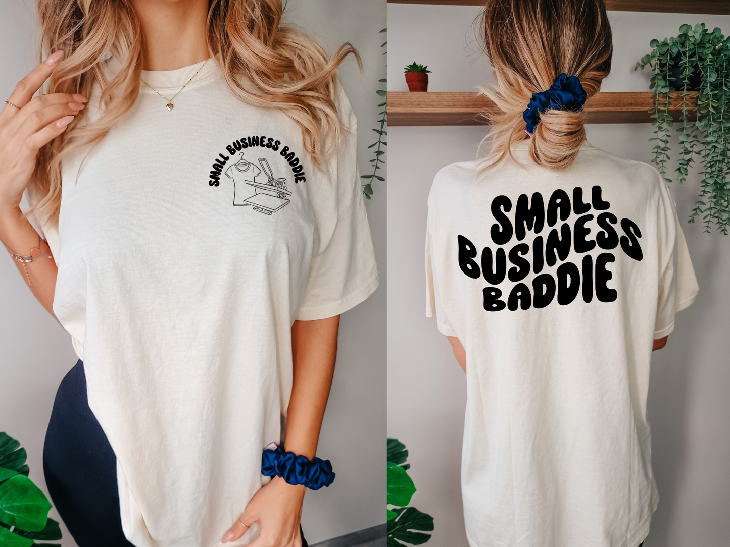 Small business baddie, shirt and press-front – Earthline Customs