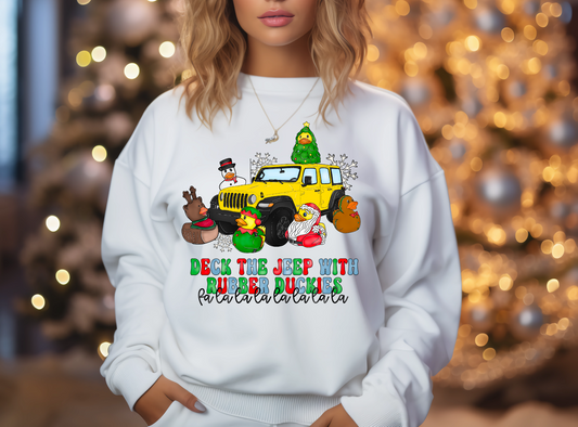 Deck the Jeep with rubber duckies