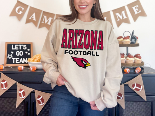 Faux Embroidery Arizona Football