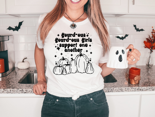 Gourd-ous girls support one another