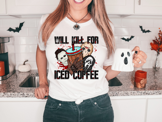 Will kill for iced coffee - horror