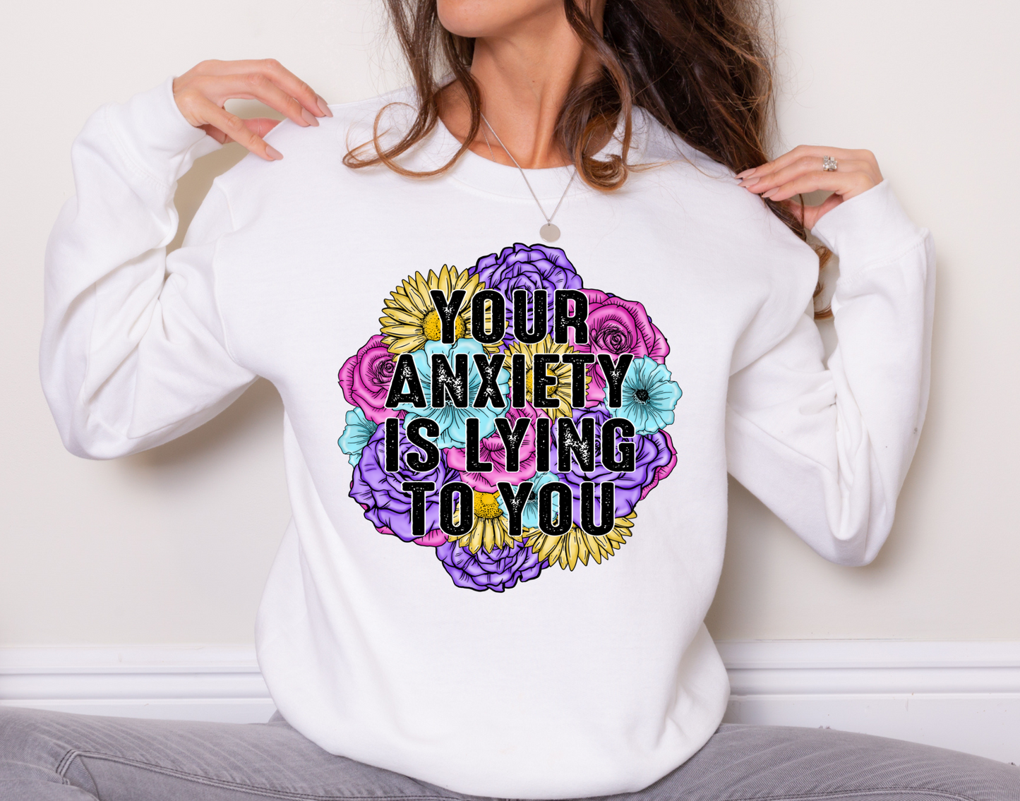 Your Anxiety Is Lying To You – Purple/Cyan