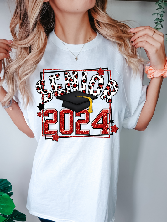 Senior 2024 - red and cap