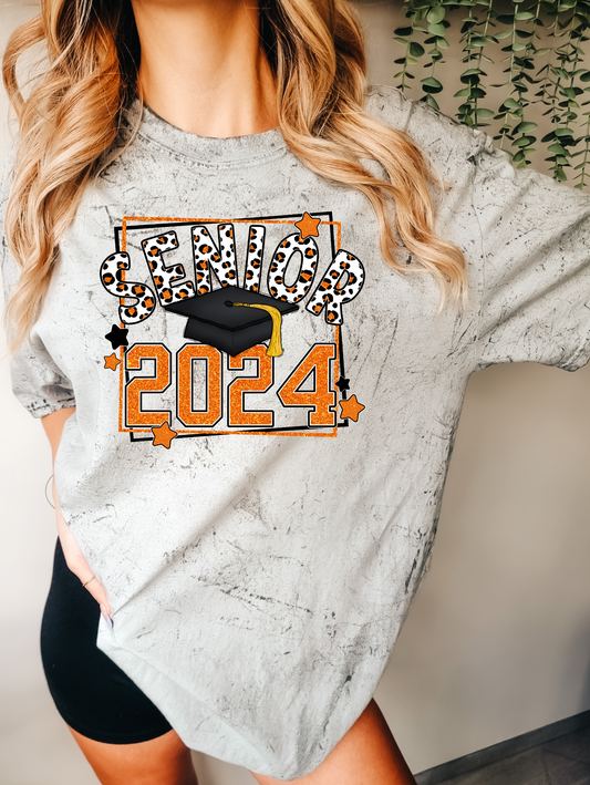 Senior 2024 - orange and cap