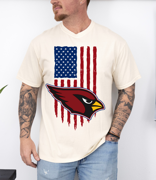 USA Flag Cardinals