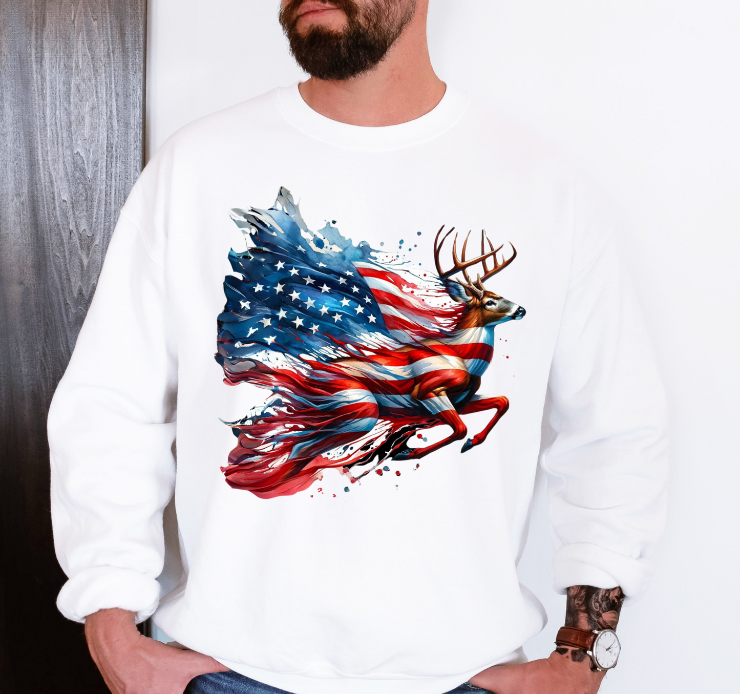 American Flag Deer