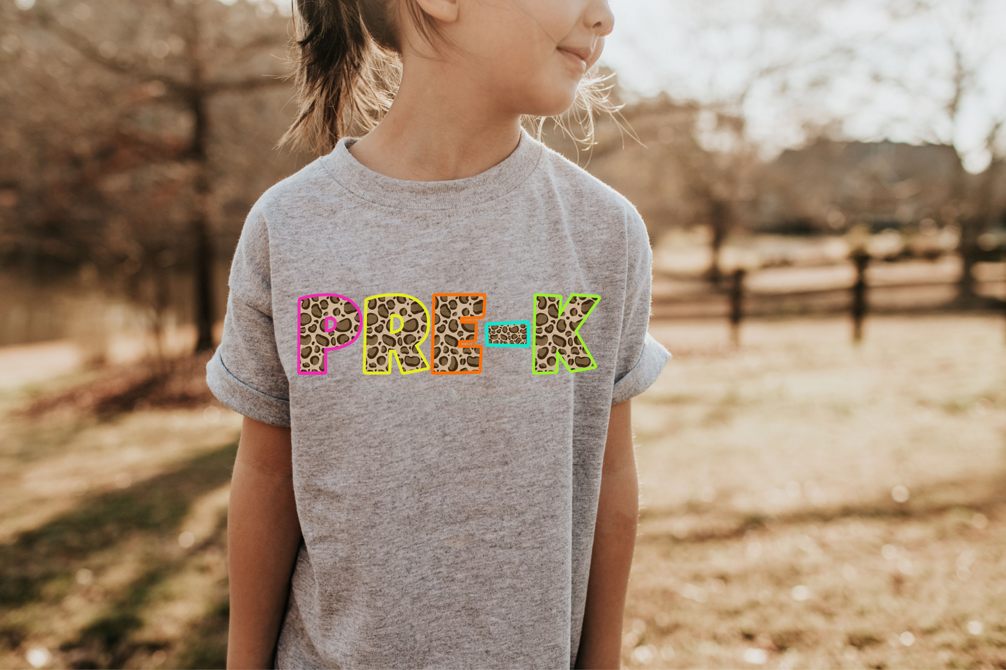 Pre-k- giraffe print