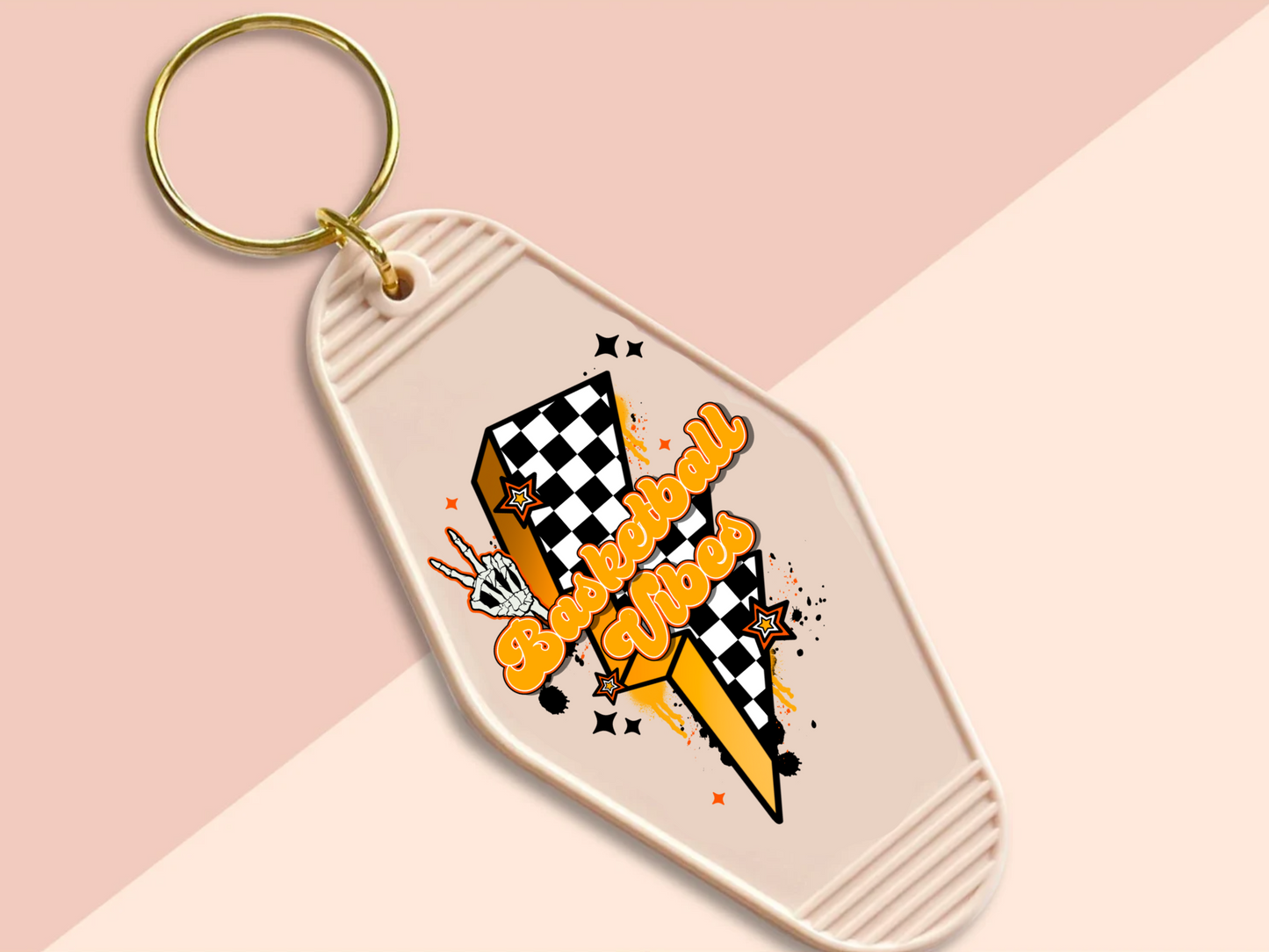 Basketball vibes - Motel keychain