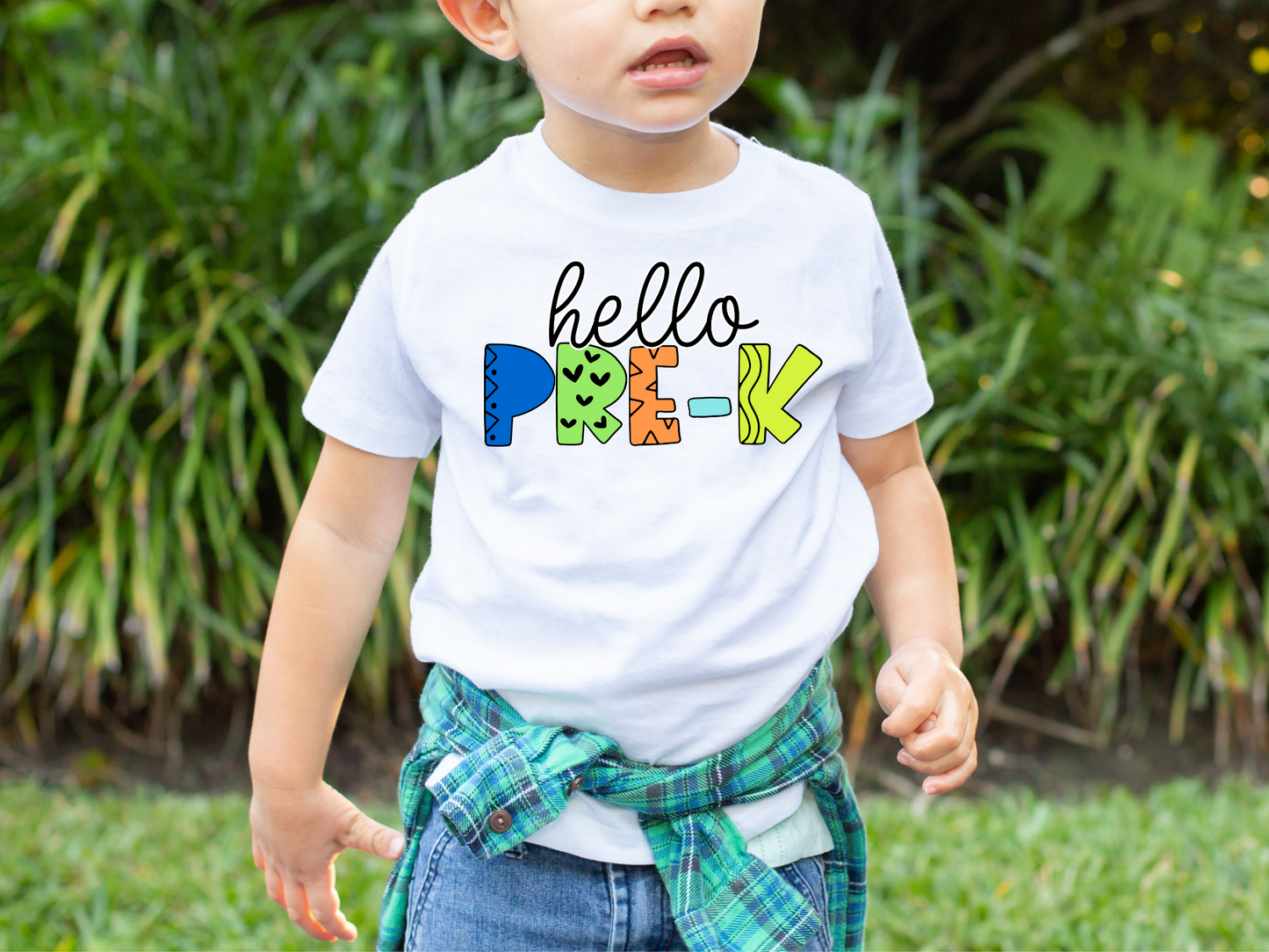 Hello pre-k-multicolored