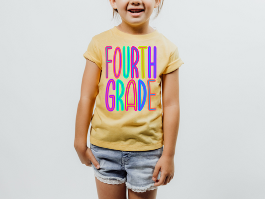 Bright Color Fourth Grade