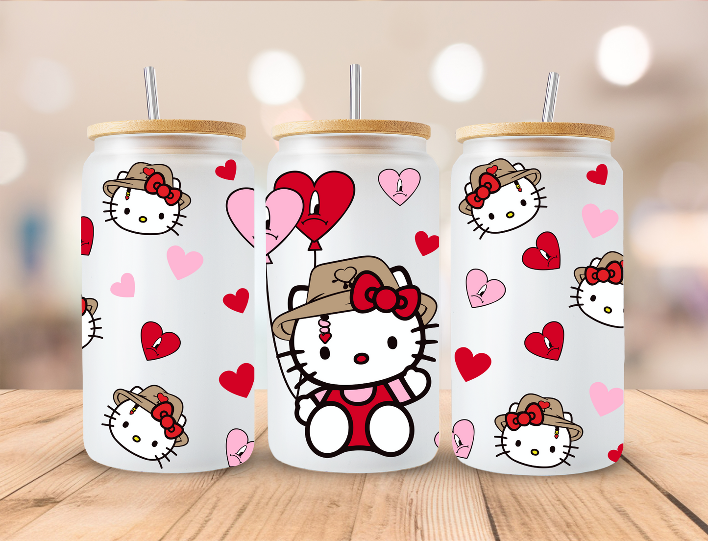 Hello Kitty Holding Balloon - UV Libby Wrap