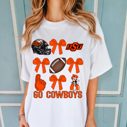 Go OSU Cowboys Coquette Pocket