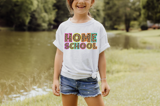 Home school- giraffe print