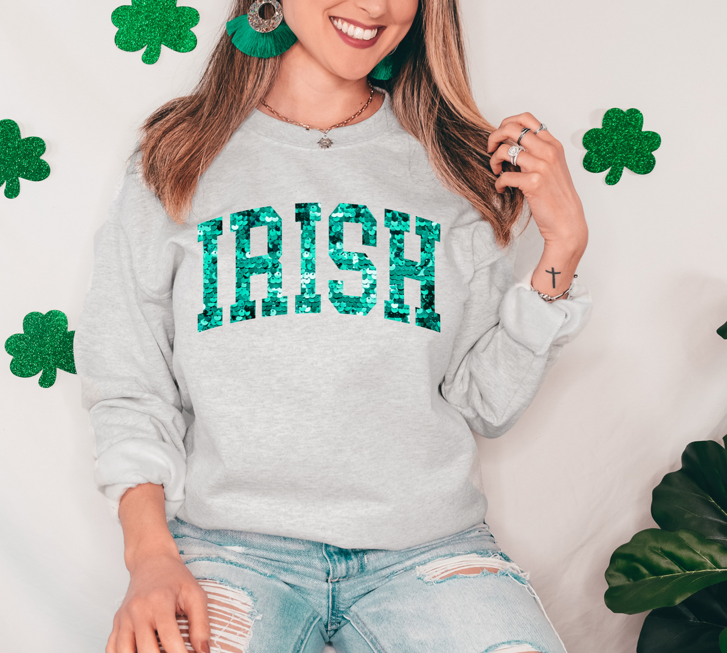 Irish-Light Green Sequin