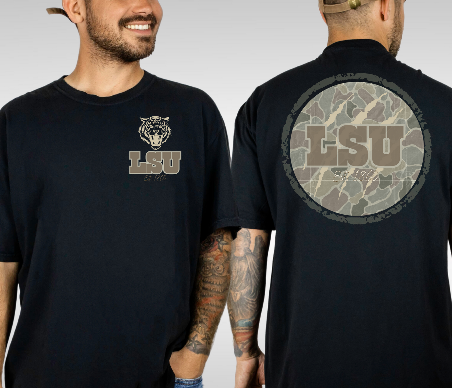 Camo LSU- BACK