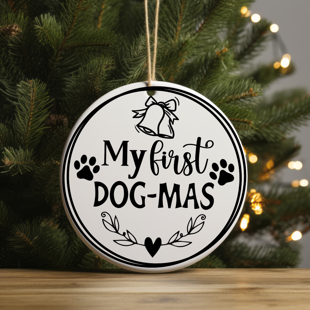 My First Dog-Mas - UV DTF