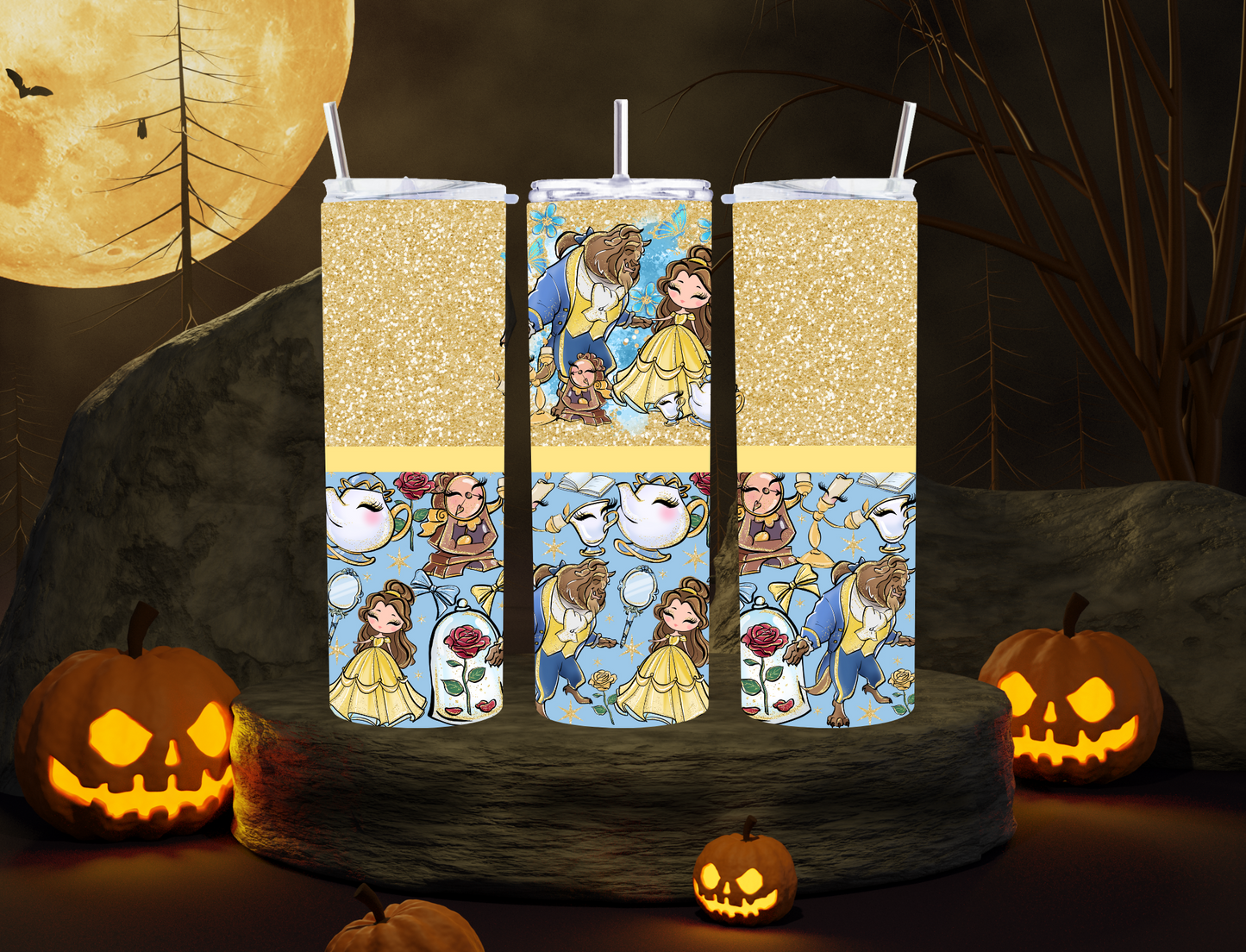 Beauty and the Beast - 20oz SUBLIMATION