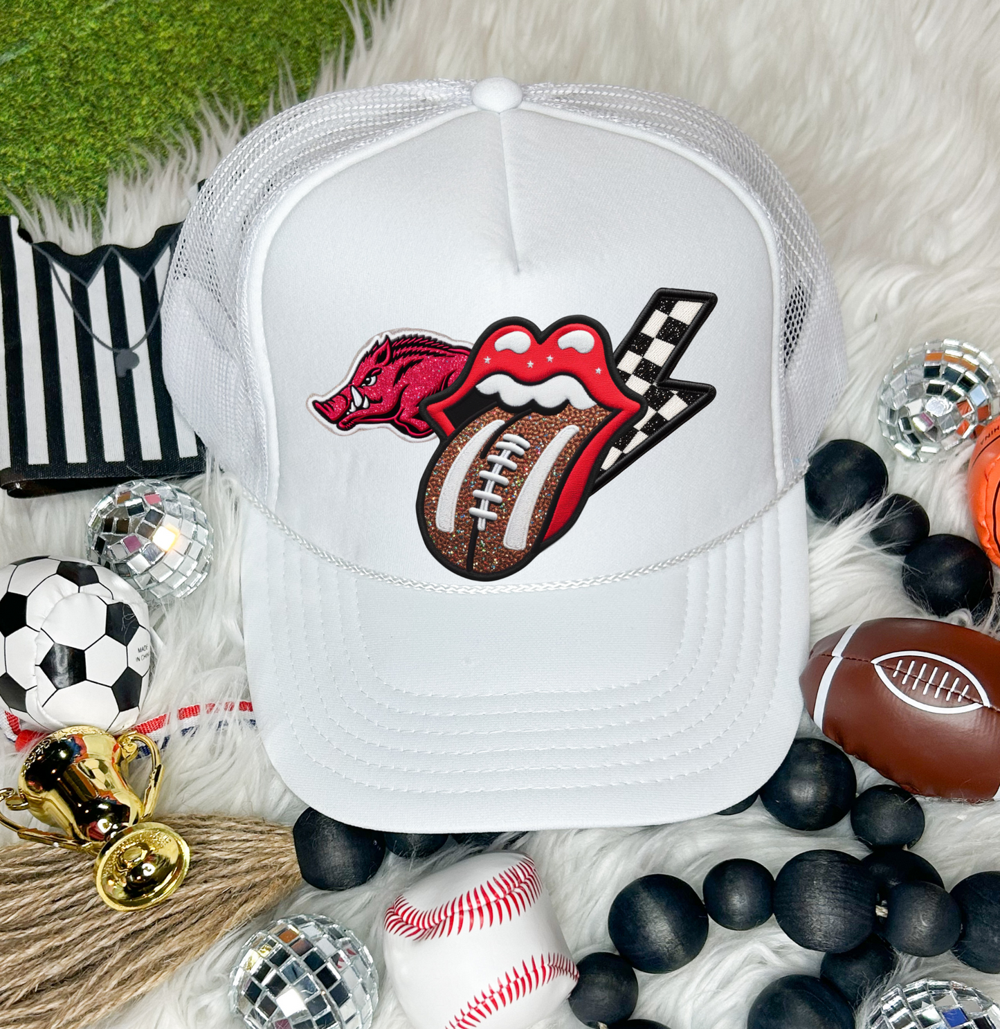 Arkansas football tongue